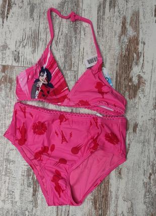 Купальник на дівчинку роздільний рожевий