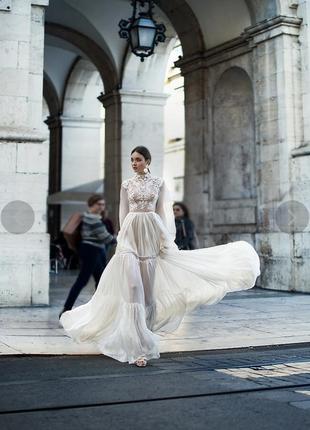 Свадебное платье от дизайнера оксана муха3 фото
