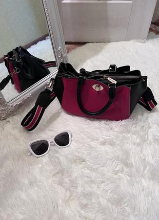 Брендова сумка, вмістка 3 відділи