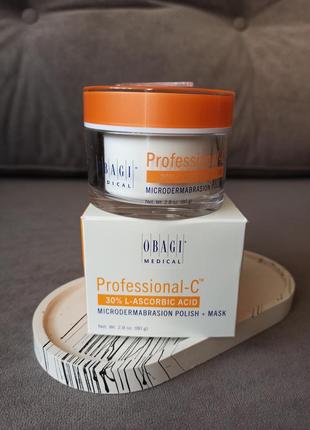 Маска-пілінг з 30% віт с obagi professional-c microdermabrasion polish + mask