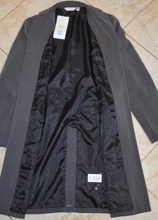 Брендовый серый удлиненный пиджак жакет с карманами next гонконг купро этикетка9 фото