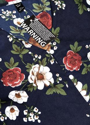 Брендовая блуза shein floral этикетка2 фото