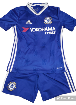 Подростковая, футбольная форма adidas fc chelsea2 фото