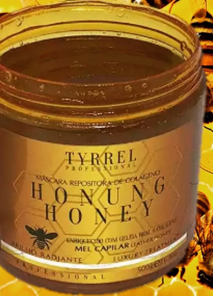 Состав для коллагеновой реконструкции волос tyrrel honung honey 500 мл