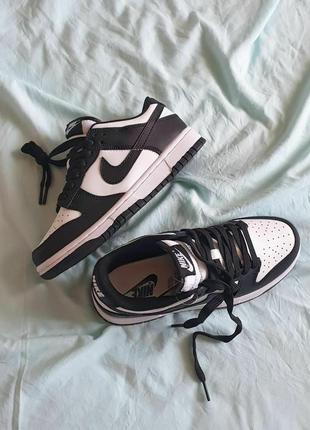 Стильные кроссовки nike sb dunk low •black white• арт #313