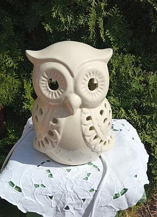 Лампа настольная сова