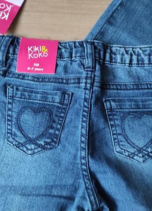 Джинсы на девочку kiki&koko slim fit стрейч стрейчевые для девочки3 фото