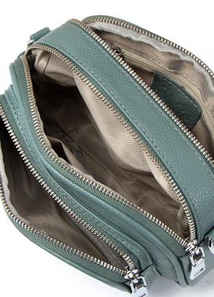 Женская кожаная сумка сумочка на плечо клатч из кожи4 фото