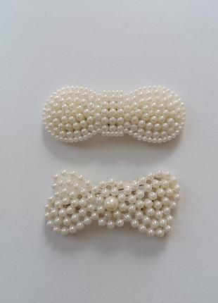 Набор заколок/зажимов для волос с жемчужинами