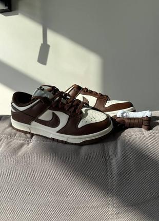 Женские кроссовки nk dunk low cacao wow9 фото