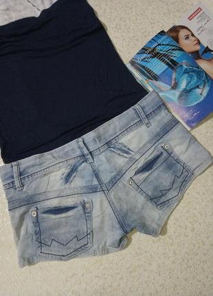 Мини-шорты one more jeans джинсовые, s, 262 фото
