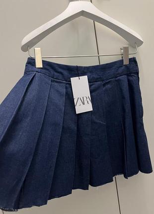 Zara популярная джинсовая юбка s
