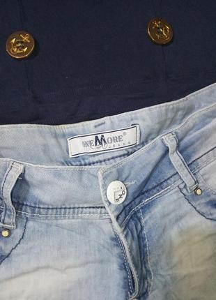 Мини-шорты one more jeans джинсовые, s, 264 фото