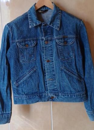 Куртка джинсовая vintage винтажная 1980-х wrangler size 40