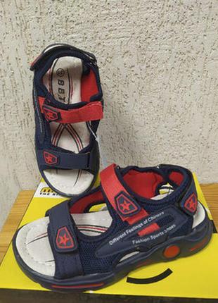 Спортивні босоніжки, сандалі для хлопчика 26-31р.1 фото