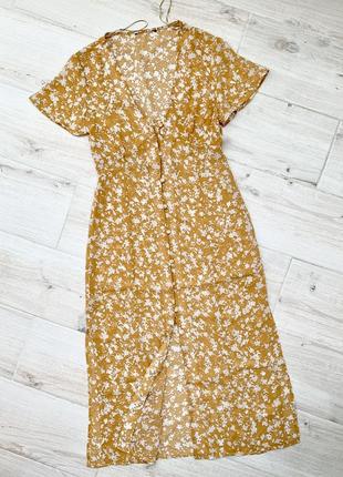 Жіноча шифонова сукня літня міді zara