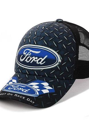Бейсболка "ford" з чорною сіткою