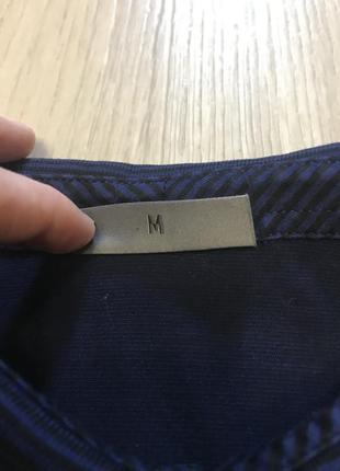 Поло лонгслив футболка мужская темно-синий navy бренд lagerfeld7 фото