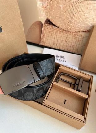 Придбати чоловічий ремінь coach коач пасок