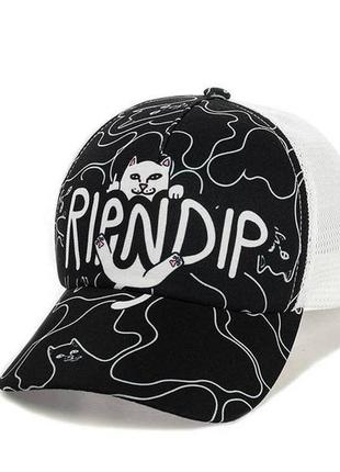 Бейсболка с сеткой "ripndip"