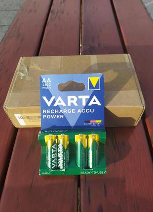 Аккумуляторы varta aa 2500 mah 4шт1 фото