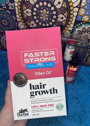 Faster strong hyaluronic acid oilex oil средство для роста волос с гиалуроновой кислотой 100 млегипет2 фото
