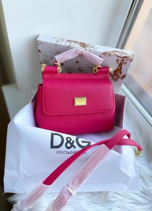 Жіноча сумочка dolce & gabbana pink premium 💎 21/19