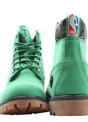 Timberland x nba boston celtics 6-inch premium waterproof men's. ботинки мужские. оригинал.7 фото