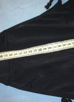 Низ от купальника раздельного трусики женские плавки размер 42 / 8 черные на завязках2 фото