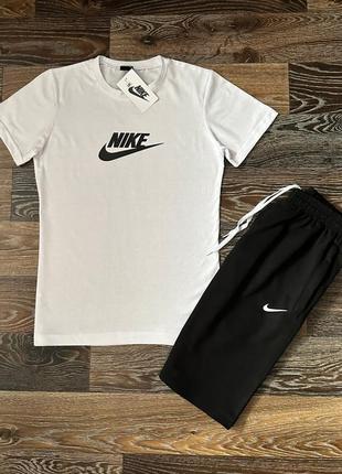 ☀️☀️☀️легкий и стильный мужской костюм шорты и футболка nike