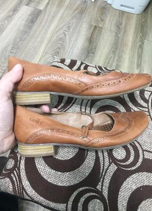 Caprice туфли летние натуральная кожа коричневые 36 размер торг6 фото
