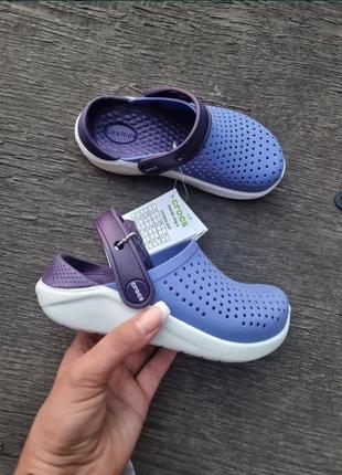 Детские сабо crocs, модель literide kids