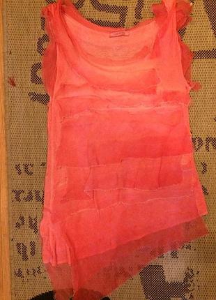 Блуза майка,100 % шовк,італія