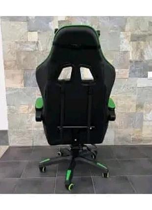 Геймерське крісло vecotti gt 
чорно-зелене
з підставкою для ніг7 фото