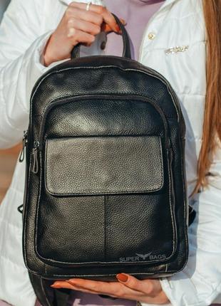 Жіночий рюкзак з натуральної шкіри від olivia leather — 235152 фото