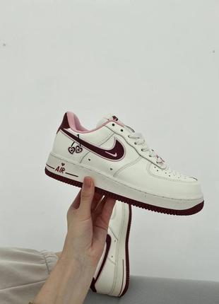 Nike air force cherry/кроссовки nike air force1 фото