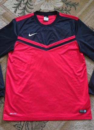 Футболка спортивная длинный рукав nike dri-fit3 фото