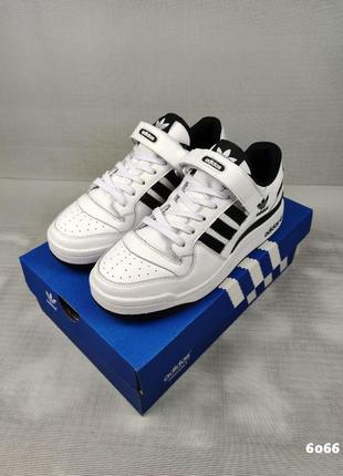 Кросівки adidas smith forum low white&black