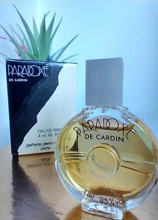 Paradoxe pierre cardin винтаж миниатюра 4мл3 фото