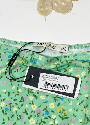 Новая юбка mini print skirt nelly6 фото