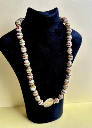 Венеціанське скло намиста буси оригінал вінтаж