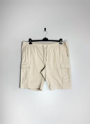 H&amp;m коттоновые шорты, с содержанием эластана. regular fit.1 фото