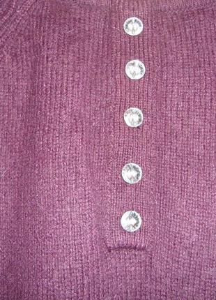 Удлиненный свитерок без рукавов из ангорки4 фото