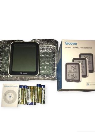 Bluetooth термометр и влагомер govee домашняя мини-метеостанция на батарейках, h5075
цена за шт 200 грн 
в наличии 3 штуки
