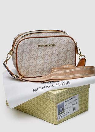 Сумка женская в стиле michael kors camera bag ivory