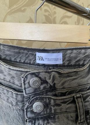 Zara трендовые джинсы в стиле гранж3 фото