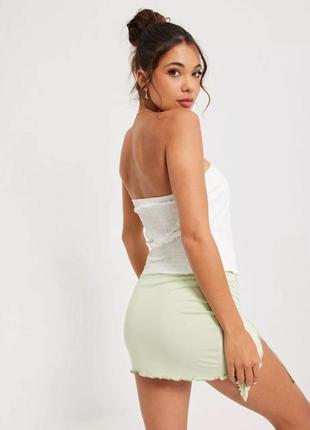 Новая мини юбка drawstring mini skirt nelly2 фото