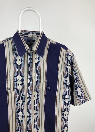 Винтажная рубашка в вестерн стиле wrangler vintage rare prada dior levis streetwear archive2 фото
