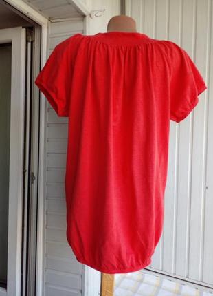 Коттоновая трикотажная блуза большого размера батал5 фото