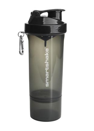 Спортивний шейкер smartshake slim neon gunsmoke (500 ml, gunsmoke), smartshake 18+